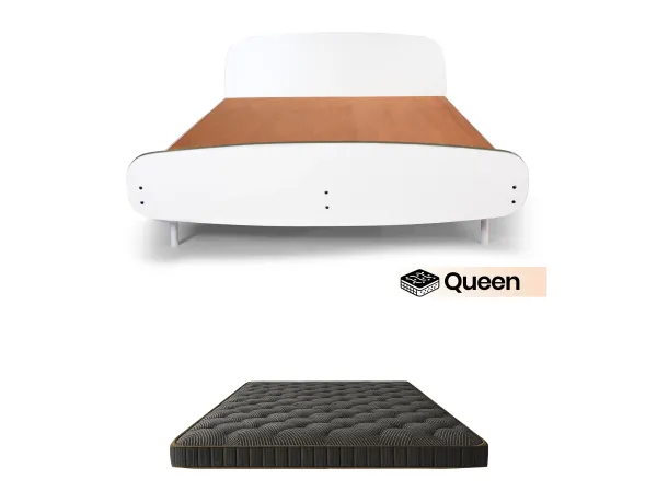 Opal Queen bed with 4 inches mattress